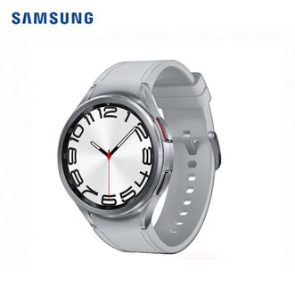 三星/Samsung  Watch6 Classic 星系银/宇夜黑 47mm  蓝牙通话/智能手表/运动电话手表  男女表