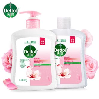 滴露/Dettol  健康抑菌洗手液 滋润倍护500g瓶装+500g替换装