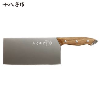 十八子作  菜刀佳祈斩切两用刀切削锋利家用花梨木柄单刀斩切刀