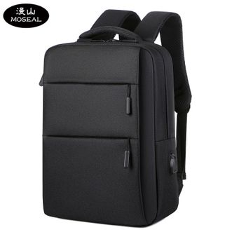 漫山/MOSEAL  商务休闲百搭背包男女双肩包笔记本电脑包学生书包MS-2105
