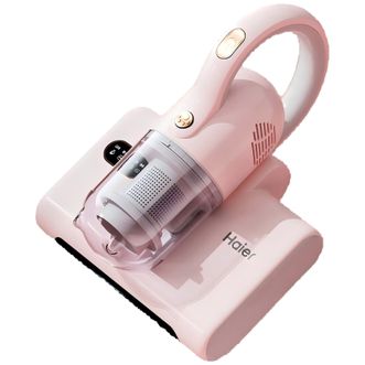 海尔（Haier）  无线除螨仪家用床上吸尘器手持紫外线杀菌除螨萌宠粉色W101F
