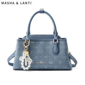 马莎兰缇/MashaLanti  夏季新款大容量女包手提单肩斜挎送女友生日礼物 M220504C30346C