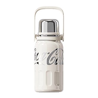 格米/GERM  可口可乐联名款律动保温杯  B35-1  星光白色 800ml 316不锈钢