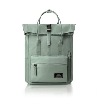 美旅/American Tourister  休闲旅行包大容量双肩包 24G*54048 绿色卷卷包  都市绿
