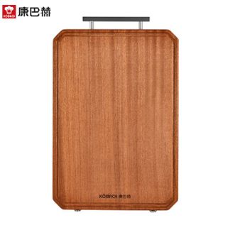 康巴赫  乌檀木菜板案板整木切菜板 双面加厚切水果切肉剁骨 40*28cm KH-CW4028