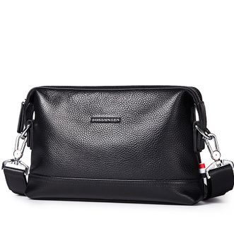 波斯丹顿（BOSTANTEN）单肩包斜挎包男士商务小方包 黑色 B1173201