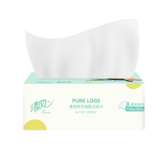 清风  24包柔韧系列亲肤抽纸AR60SZK