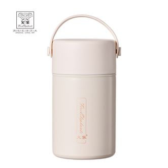 火象（Fire elephants）卡尔大容量304不锈钢焖烧杯象牙白1050ML