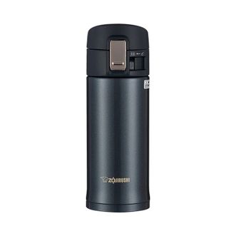 象印/ZOJIRUSHI  保温杯  便携304不锈钢水杯  保温保冷杯  360ml容量  黑色  SM-KR36