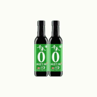 千禾  零添加酱油500ml*2生抽点蘸凉拌蒸炒炖煮提鲜