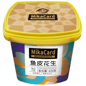 天生好果/TIAN SHENG HAO GUO  鱼皮花生休闲怀旧办公零食420克