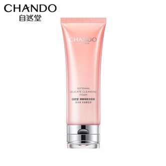 自然堂/Chando  弹嫩细致洁颜霜柔嫩光滑深层清洁净彻毛孔洗面奶 120g ZHT-120TNJM1