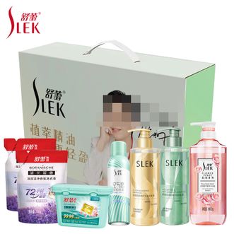 舒蕾  草本邂逅七件套洗发水沐浴露洗衣液洗衣凝珠套装（AX）