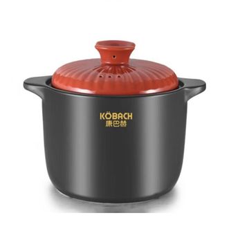 康巴赫  陶瓷煲4.8L砂锅煲汤熬药煮粥焖饭炖锅臻鲜味养生汤煲明火使用BZ-T48D