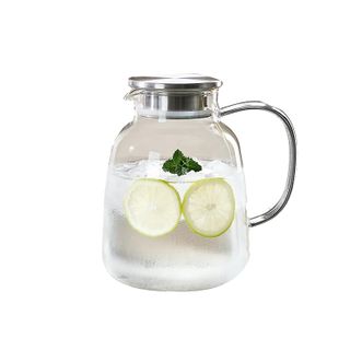 青苹果（QINGPINGGUO）  耐高温冷水壶大容量升级加厚单只圆趣壶2100ML
