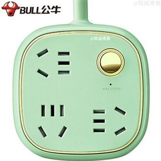 公牛（BULL）  插座复古系列插座小巧精致高温阻燃三向取电家用插座排插