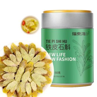福东海  铁皮石斛鲜条切片50克 滋补品煲汤泡茶送长辈