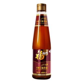 福临门  小磨芝麻香油  凉拌调味食用油  烹饪火锅纯正油  400ml