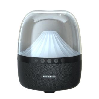 惠普  BTS03蓝牙音箱 真无线 琉璃迷你小型音响便携式插卡电脑桌面户外低音炮车载播放器电竞游戏家用 黑色