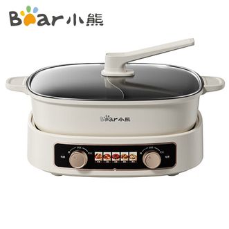 小熊/Bear  鸳鸯锅  6.5L分体锅电煮锅涮肉锅 大功率速沸分区控温 DHG-D60J1