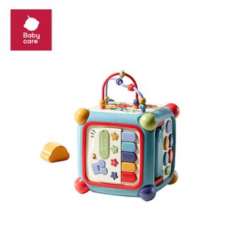 babycare  宝宝玩具 益智探索 学习六面盒 （柯尼蓝）