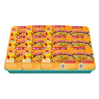 白象  咸蛋黄味干拌面  【咸蛋黄拌面115g*12盒】免煮速食面条方便面整箱速食盒装