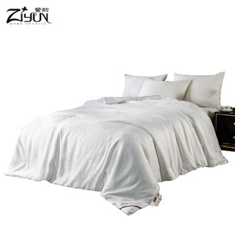 紫韵  臻享大提花蚕丝被 200*230cm 吸湿排汗保暖冬被 6斤