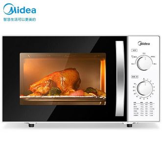 美的/Midea  23L大容量800W五档火力 快速加热 转盘式 家用微波炉 精准控温 M1-230E