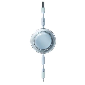 幻响（i-mu）  四合一100W超级快充数据充电线 小布丁PRO透明外壳双向伸缩收纳一拖四 苹果/安卓/Type-C通用