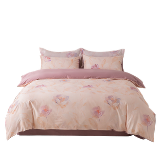 恒源祥  100S轻奢贡缎100%全棉四件套200*230cm-HYX457TJ若芙皎月