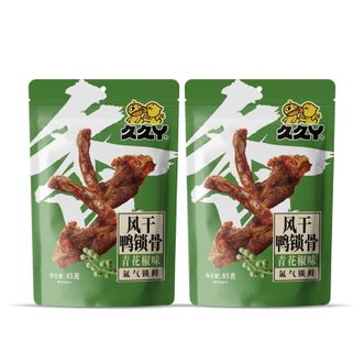 久久丫  青花椒味鸭锁骨85g*2