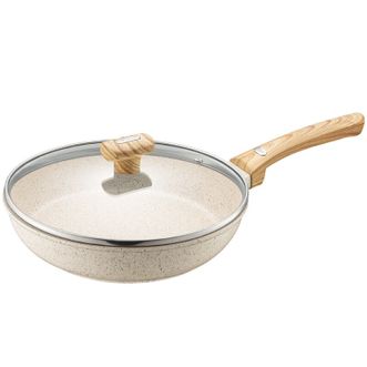 爱仕达/ASD  平底锅复底电磁炉燃气家用 新款带盖  26厘米