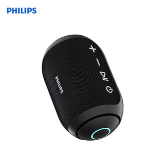 飞利浦（PHILIPS）  TAS3209 黑色 无线蓝牙音响便携式户外广场舞音箱防水高音质低音炮随身电脑桌面小音响防水设计
