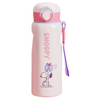 史努比（SNOOPY）  480ml保温杯不锈钢随行杯保温水壶咖啡杯水杯保温保冷杯杯子SNP7191颜色随机