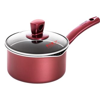 炊大皇（COOKER KING）  奶锅加厚复合底小汤奶锅婴儿辅食锅热奶锅燃气电磁炉通用18cmWG14306