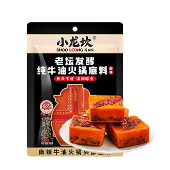 小龙坎/SHOO LOONG KAN  老坛发酵纯牛油火锅底料360g麻辣烫串串香麻辣香锅调味料 四川特产