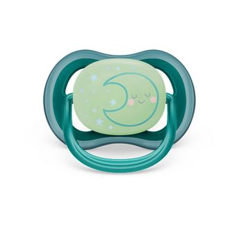 新安怡/Avent  安抚奶嘴透气款（6-18个月）梦月轻眠/夜光版 SCF377/02