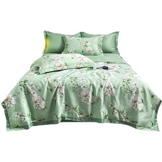 宜恋  透气不闷冰爽夏凉被 空调被 150*200cm夏瑶-绿AJF