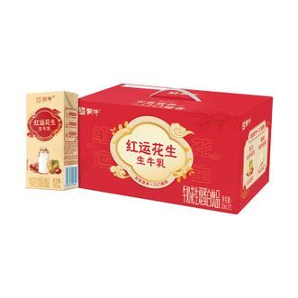 蒙牛  红运花生牛奶200毫升×12盒