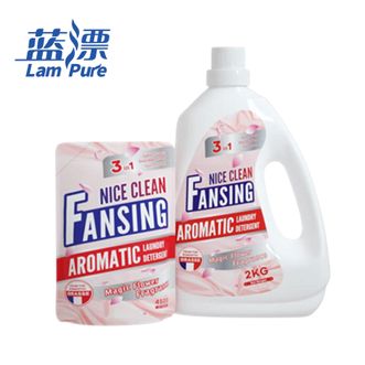 蓝漂  2kg*1瓶+450g*1袋 香水洗衣液香味持久留香家用实惠装洁净护理