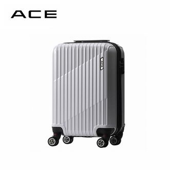 ACE  时尚简约多功能大容量可扩展大容量男女行李箱白色20寸05071