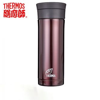 膳魔师（THERMOS）  保温杯470ml 不锈钢办公家用保温保冷水杯多用途水杯CMK-501咖色
