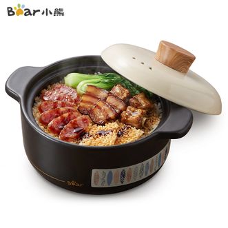 小熊  砂锅 家用燃气灶明火煲汤煎药锅沙锅2.8L