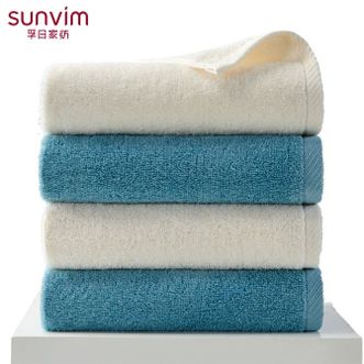 孚日家纺/sunvim  益净智护毛巾单条袋装 34*70cm A类抗菌毛巾  吸水性好不易掉毛 单条袋装 颜色随机发货