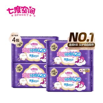 七度空间 加长夜用5包20片420mm 七度空间 加长夜用5包20片420mm