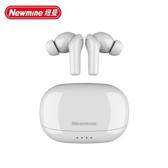 纽曼（Newsmy）  蓝牙耳机LY09白 真无线TWS双麦降噪 蓝牙5.3 音乐耳机 适用苹果华为手机