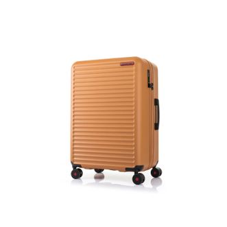 新秀丽/Samsonite  20寸靓丽轻盈PC箱 可扩展大容量登机箱 轻韧抗压 HG0-黑墨色/芥末黄 推行舒适智慧分区收纳