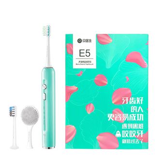贝医生/DR·BEI  声波电动牙刷  成人声波牙刷 小花瓣 牙刷 小花瓣绿色 E5