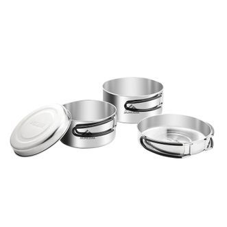 尚烤佳  车载自驾野营不锈钢套锅野炊锅具 SKJ-409