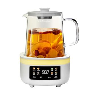 荣事达/Royalstar  全玻璃养生壶带滤网1.2L可预约煮茶器家用烧水壶 YSH1280（L）